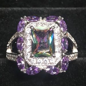 *SOLD* Size 8, Mystic “Topaz” Ring